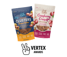 Two packages of HT Traders granola products